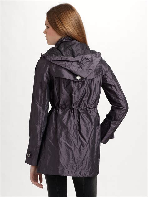 burberry rain coat with hood